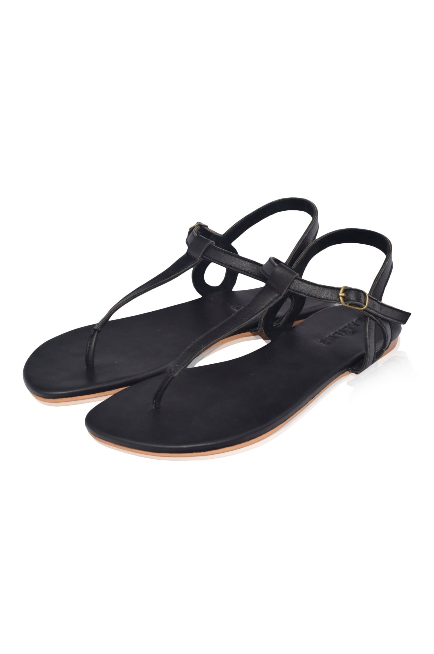 Rosalia T-strap Leather Sandals - Image 4