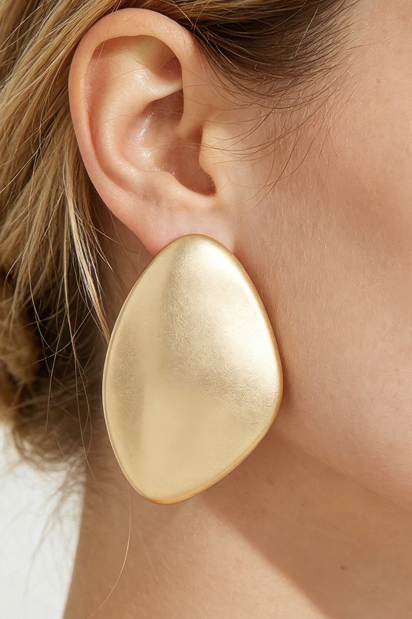 Women's Earrings Drops BYMANYC ® New York SOHO MATTE TEARDROP - New Collection - Image 6