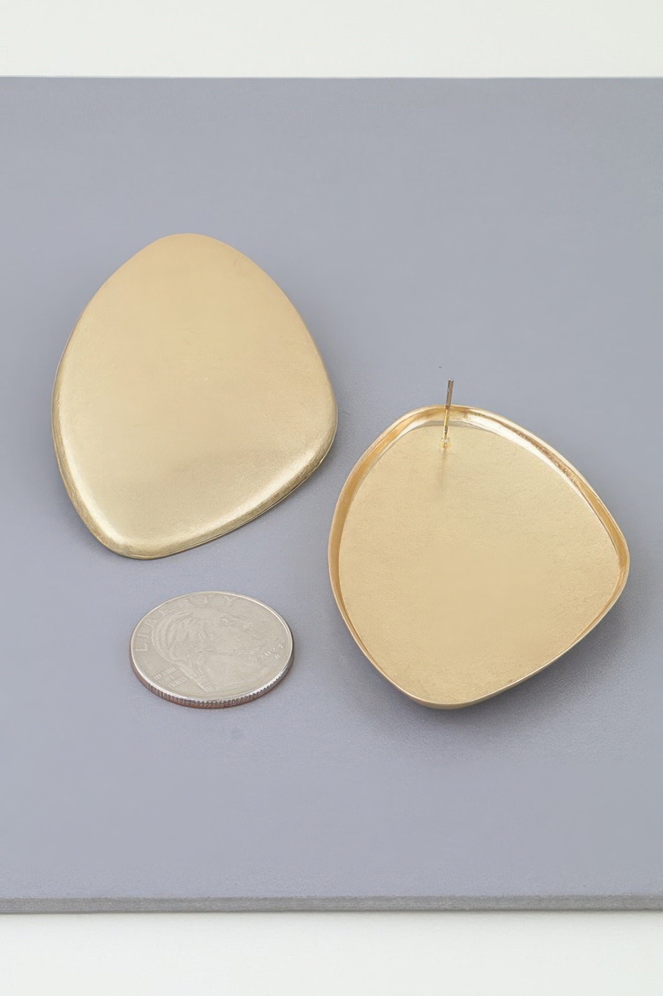 Women's Earrings Drops BYMANYC ® New York SOHO MATTE TEARDROP - New Collection - Image 3