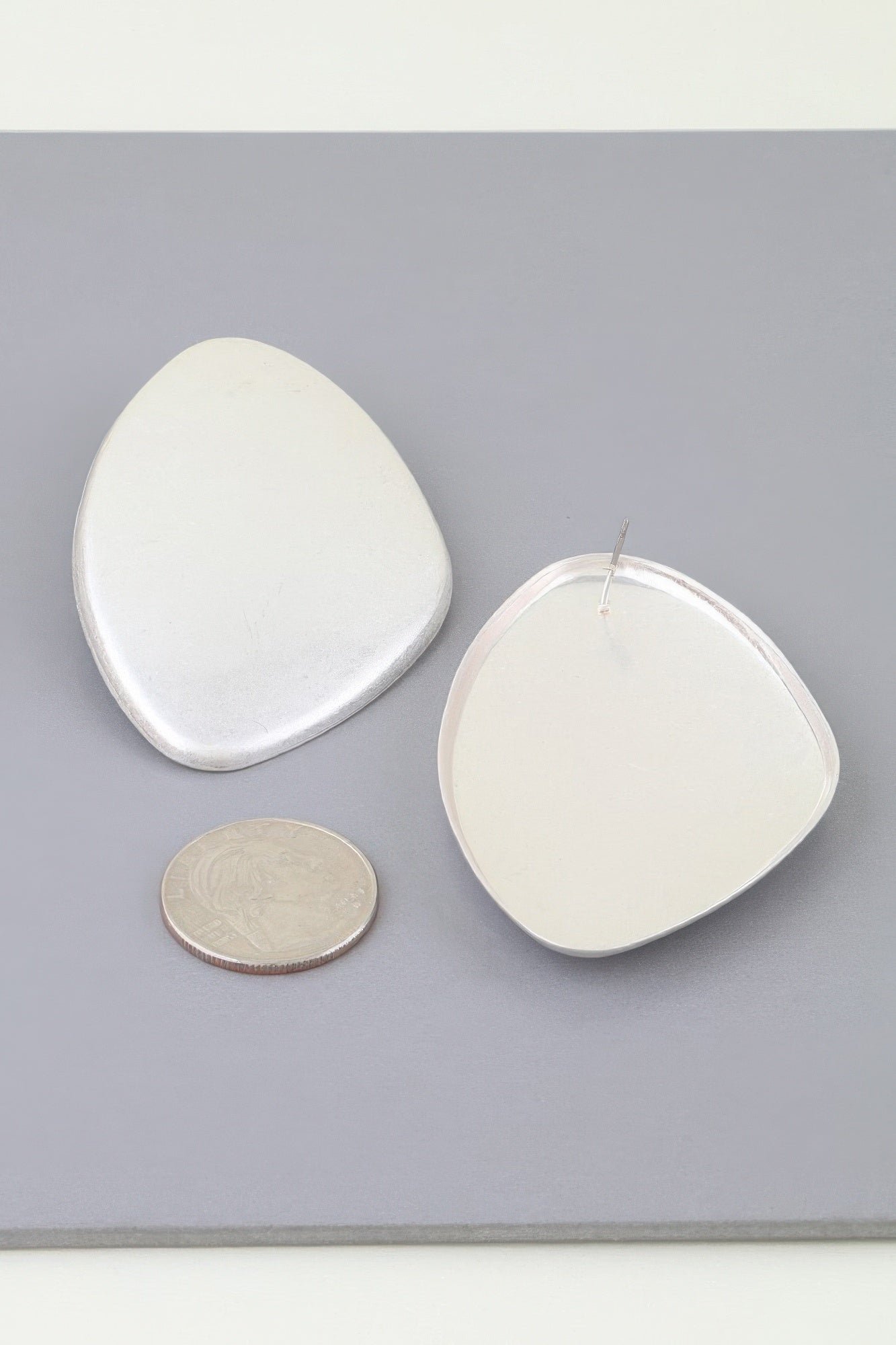 Women's Earrings Drops BYMANYC ® New York SOHO MATTE TEARDROP - New Collection - Image 4